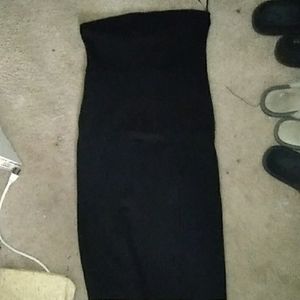 Womens black body con dress